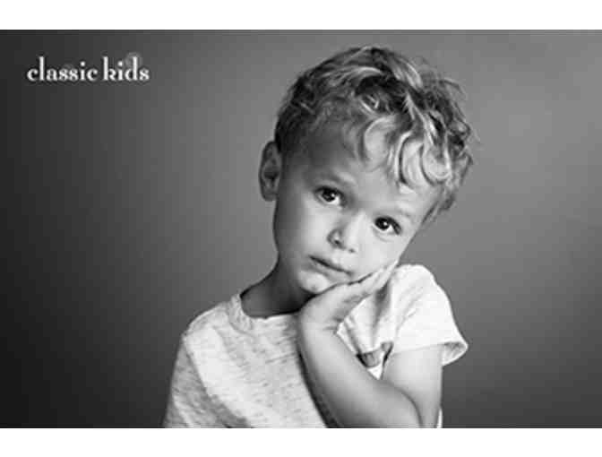 Classic Kids Weekday Photography Portrait Package for 2 plus 8x10 fine art print