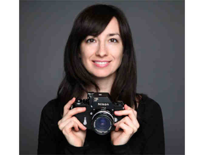 A photo session for a headshot/corporate portrait from Organic Headshots