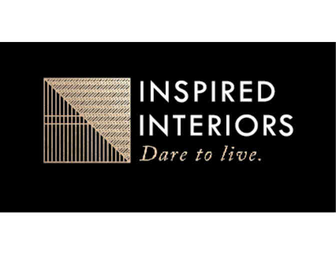 Inspired Interiors - $375 Gift Certificate of Design Services