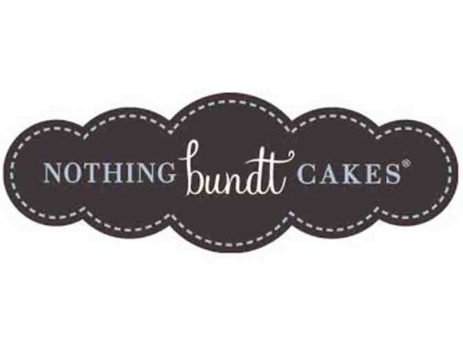 Bundtlet tower with a free bundtlet for a year from Nothing Bundt Cakes Lincoln Park