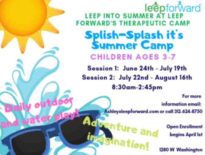 1 Week- LEEP Forward's Splish-Splash Therapeutic Summer Camp (ages 3 - 7 years) - Photo 1