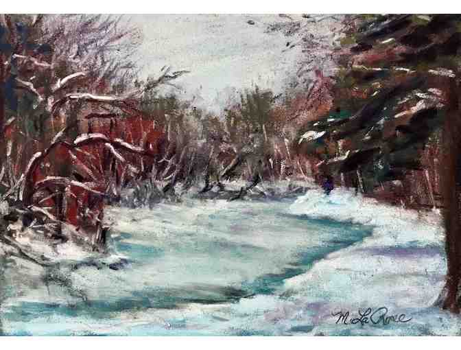 Winter Solitude - painting by local artist Madeleine LaRose