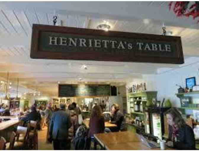 Dinner for Two at Henrietta's Table in Cambridge MA