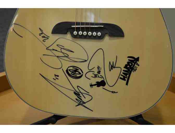 Hanson Autographed Guitar