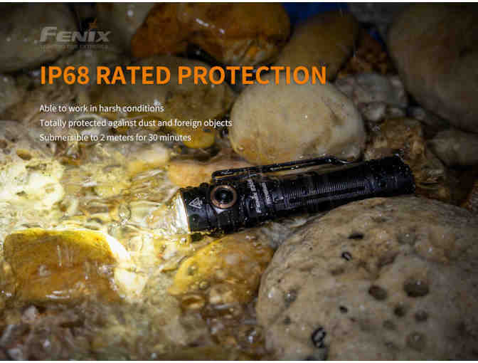 Fenix UC35 V2.0 LED Rechargeable EDC Flashlight (Black Casing)