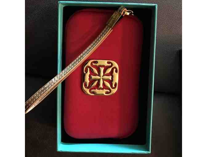 Custom 'Live United' metal cuff and wristlet from Rustic Cuff