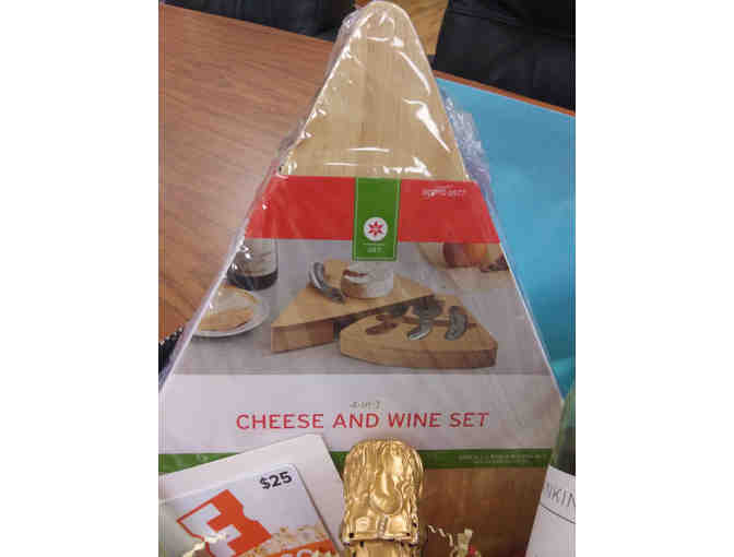 Wine and Cheese Relaxation Basket