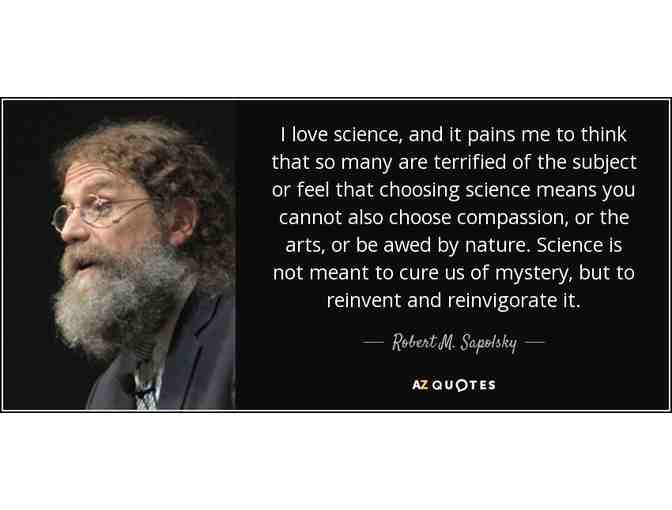 A Dr. Robert Sapolsky Lecture Just for Nueva Parents and Students