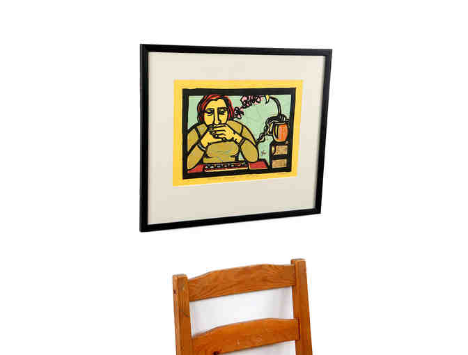 Scrabble Amongst The Orchids by Maureen Steuart