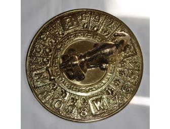 Brass Basset Hound Sundial