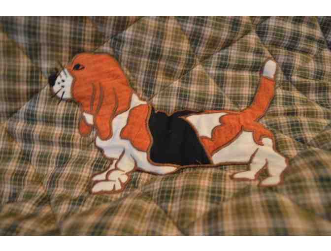 Quilted Basset Placemat Set of 4