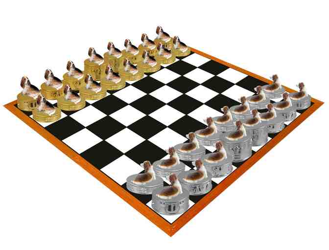 Basset Hound Chess Pieces
