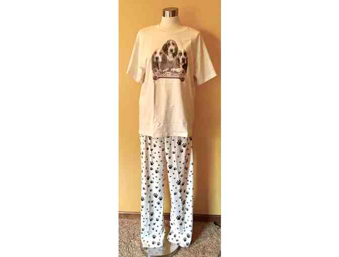 Basset Hound Pajamas-Size Large