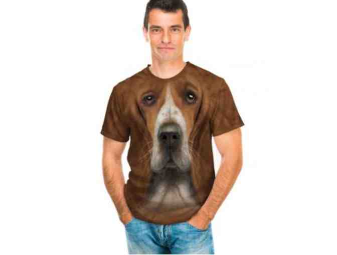 Basset Head T-shirt Size 2XL