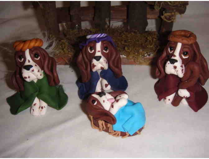 5 Piece Basset Nativity Scene