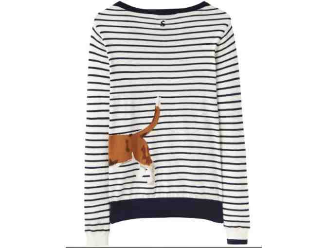 Striped Basset Sweater Size 14