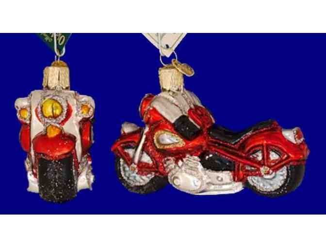 Old World Christmas Motorcycle Ornament