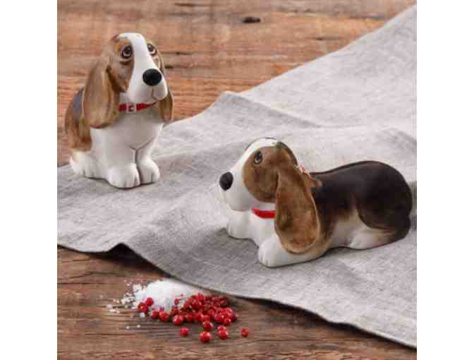 Charlie Salt/Pepper Shakers & Spoon Rest