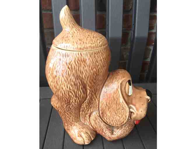 Vintage Basset Cookie Jar