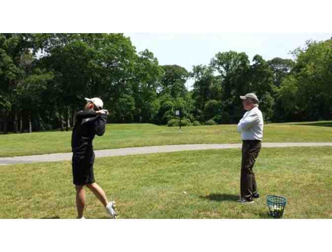 Golf Lesson with renowned Golf Instructor Michael Hebron at Smithtown Landing