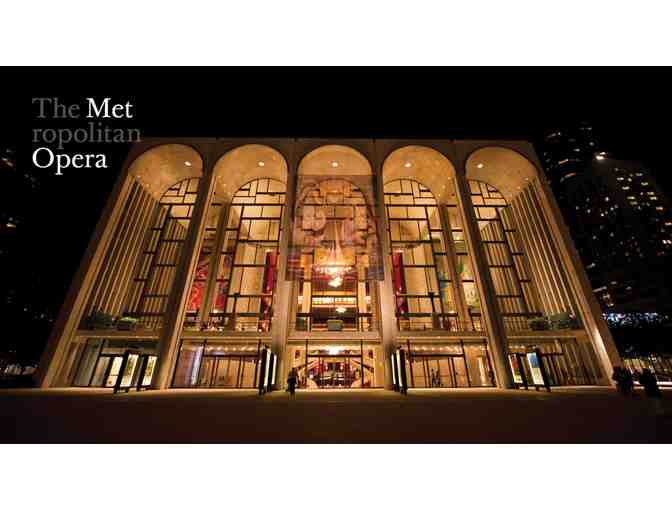 2 Tickets to the Metropolitan Opera's La Boheme