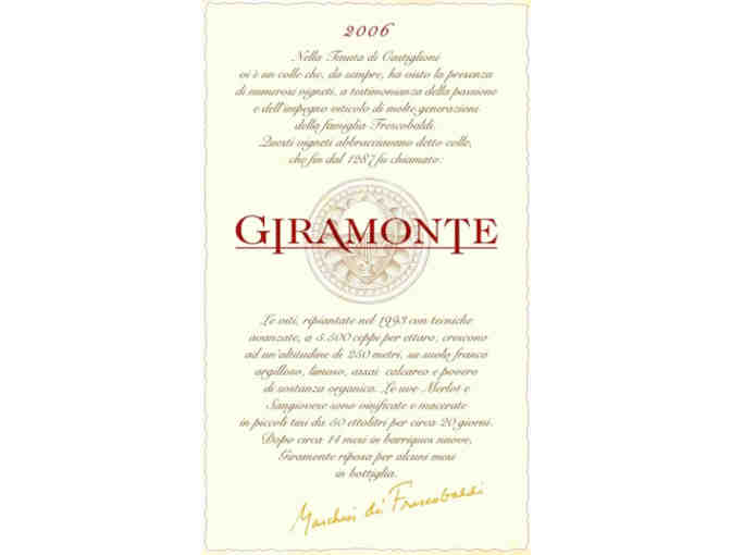 3 bottles of Tuscan wine - Frescobaldi, Giramonte