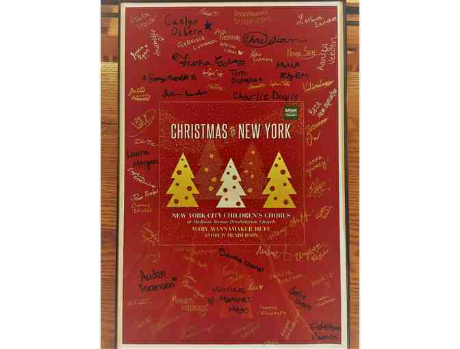 Autographed Christmas in New York Poster - Photo 1