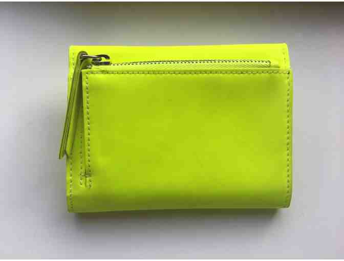 Jimmy Choo Fluorescent Yellow Wallet