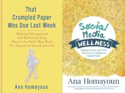 Set of 2 Books On Parenting Boys by Educational Consultant Ana Homayoun