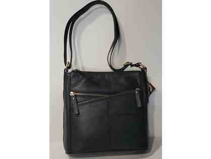 Convertible Leather Shoulder/Crossbody Handbag
