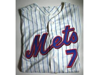 Autographed Jose Reyes NY Mets Jersey