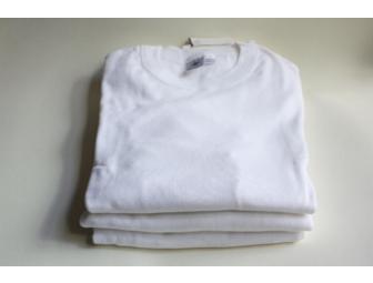 Petit Bateau - 3 White Shirts, Longsleeve, Kid Size 14