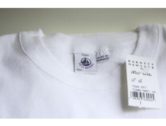 Petit Bateau - 3 White Shirts, Longsleeve, Kid Size 14