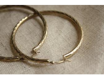 Earrings - Gold-Plated Hoops