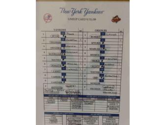 NEWS JUST IN!!! FOUR Yankees Tickets plus Derek Jeter Framed, Autographed Photo