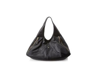 Pour La Victoire - Nouveau Large Hobo Bag in Black Leather