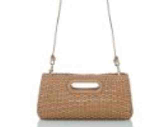 BRAHMIN Beige Nantucket Clutch