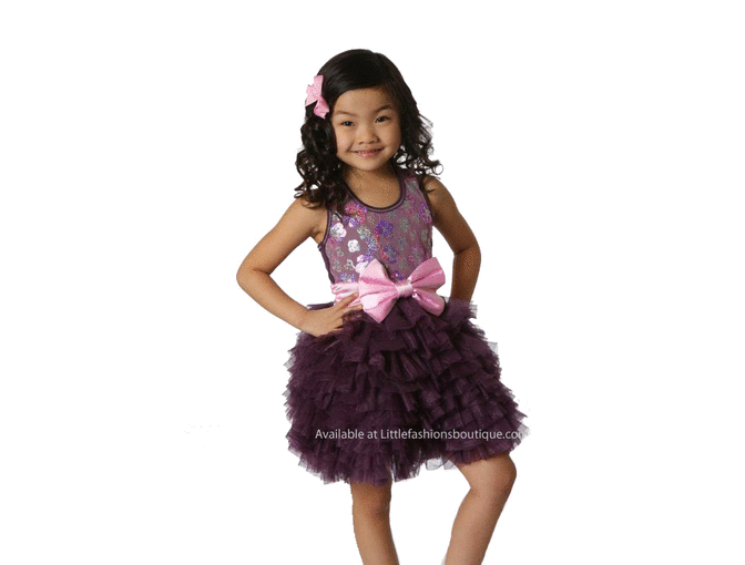 Ooh! La, La! Couture Plum Wow Dream Dress - Size 4T