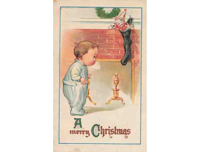 Collection of 192 Christmas, Easter and New Year Postcards from 1905 - 1920