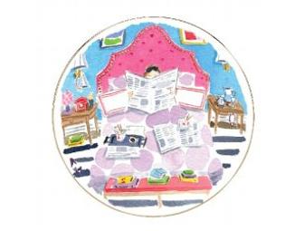 Kate Spade New York Illustrated 16 piece Dessert and Tea Set