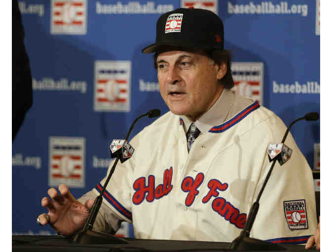 Baseball Jersey Signed By Hall of Famer Tony La Russa