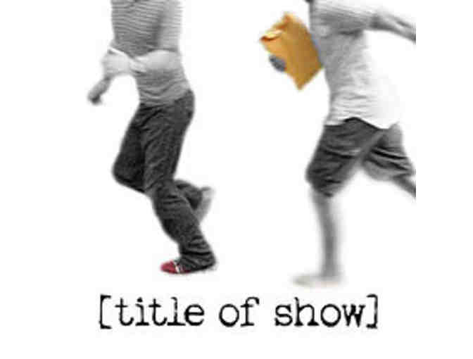 [title of show] Sheet Music Signed By Composer Jeff Bowen