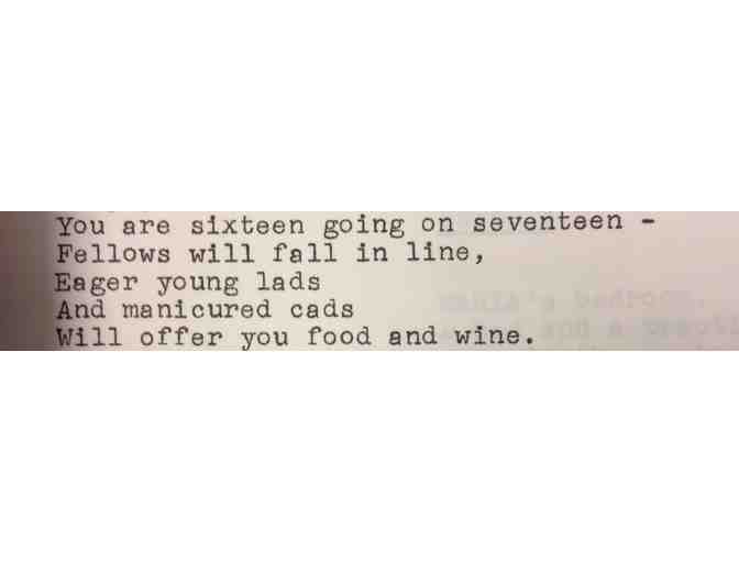 Original Script with Notations and Changes: THE SOUND OF MUSIC