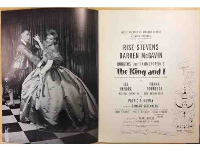 THE KING AND I: Souvenir guide and Lincoln Center production original cast album