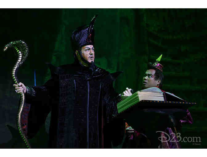 BROADWAY: Two (2) Tickets for ALADDIN, Merchandise, AND a BACKSTAGE TOUR!