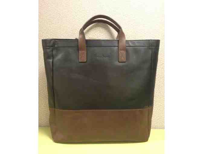 Cole Haan Two-Tone Leather Tote Bag