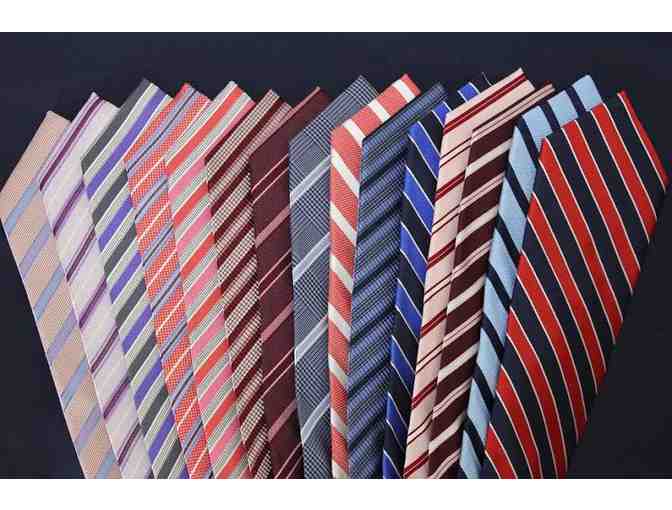 4 CUSTOM MADE SHIRTS and 2 SILK TIES