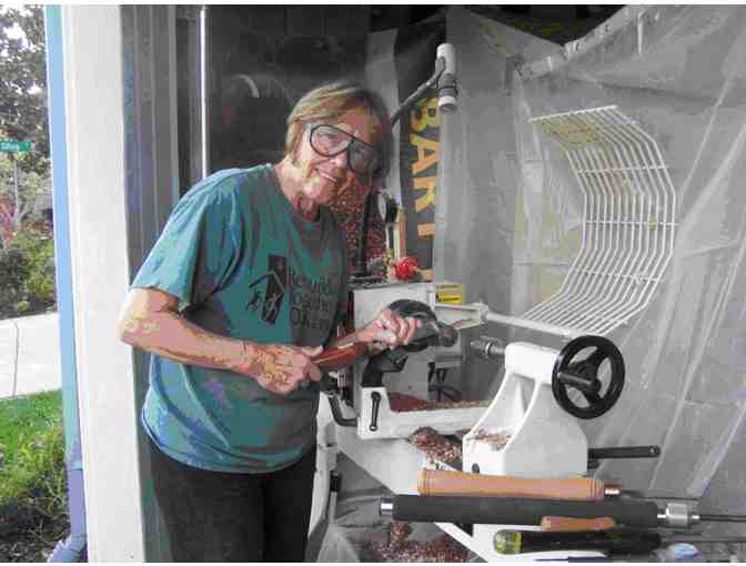 Custom Crafted Wine Barrel Tea Lights and Appetizer Tray