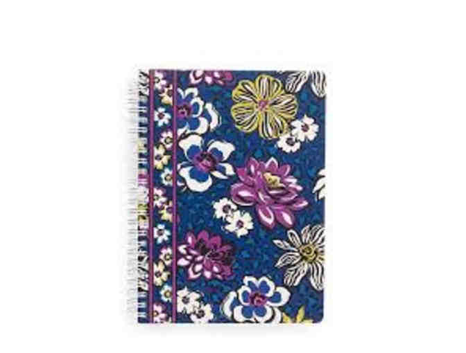 Vera Bradley African Violet Tech Backpack and Mini Notebook