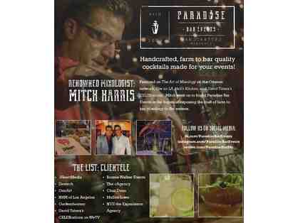 Private Mixology Class for 10 People with Mitch Harris from Paradise Mixology